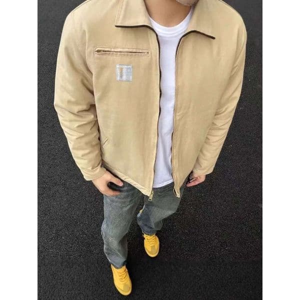 Mens Jacket designer coat jacket spring puffer outwear hoodie mens designer jacket top quality 100% cotton coat mesh lining work jackets EUR Size