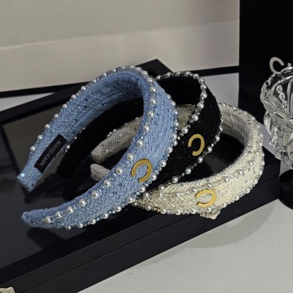 Wide Designer Letter Headbands Women Brand Hairband Fashion Womens Hoop Hair accessories