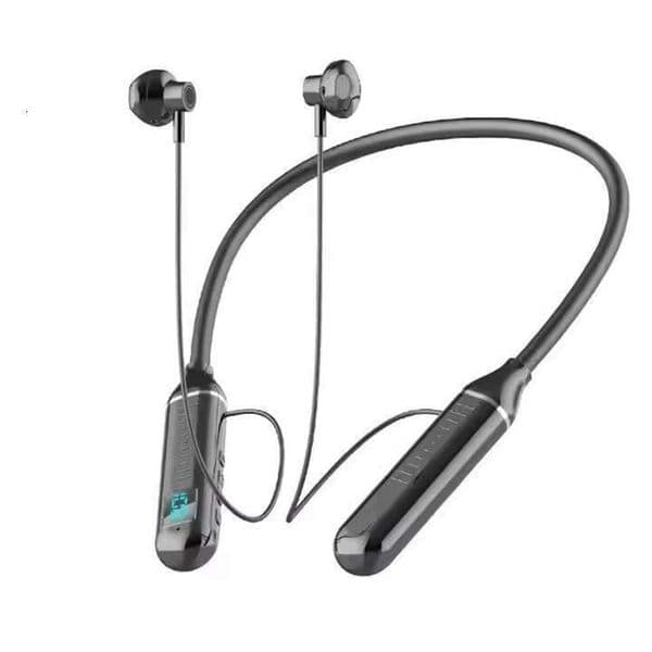 New C-type stereo multi sound BT5.2 LED earphones with TF slot neck and wireless earbuds