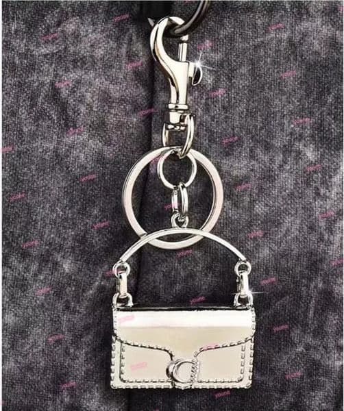 Bag Charm Co ch luxury keychain for Women Tabby bag charms Keychains fruit cherry Classic Pendant Fashion Key Rings sweet Style key chain Lanyards
