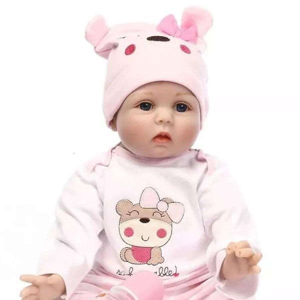 25 Hot Selling Cross border Rebirth 55 Realistic Baby Doll Soft Silicone