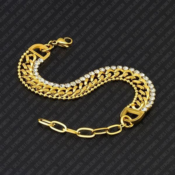 Designer Bracelet Bracelet for Women Bracelets Diamond Bangle Stainless Steel Bangles Luxury Jewlery Designer for Women Elegant Timeless Gift Premium