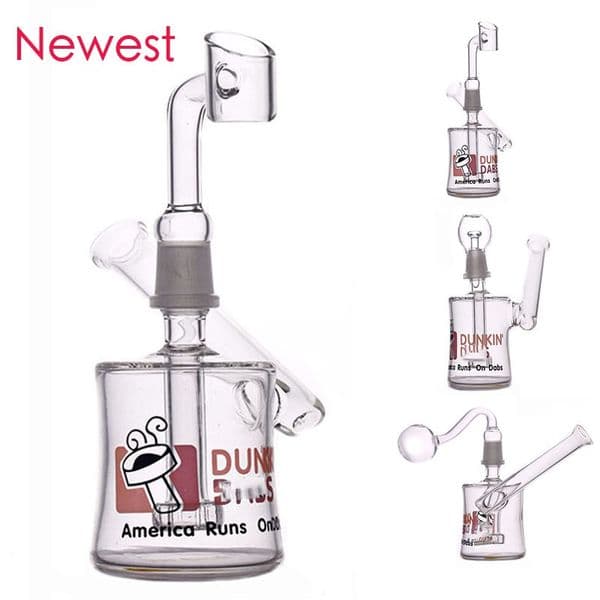 mini glass hookah Glass Bong Glass Pipes 14mm Glass Smoking Bongs Mini Oil Glass Bubbler Inline Percolator Water Pipe