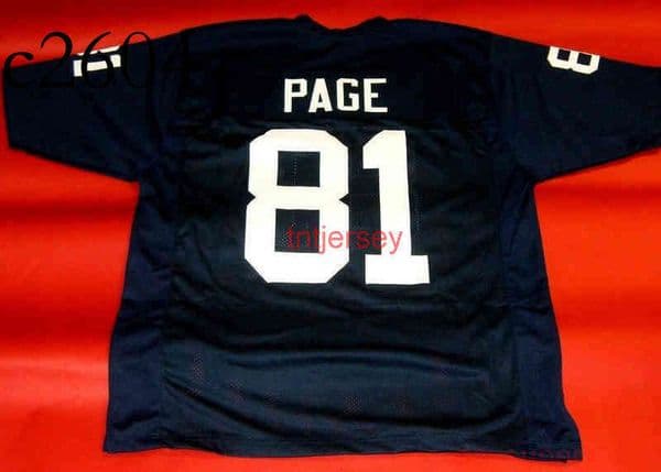 c2604 CHEAP CUSTOM ALAN PAGE JERSEY NAVY or custom any name or number jersey