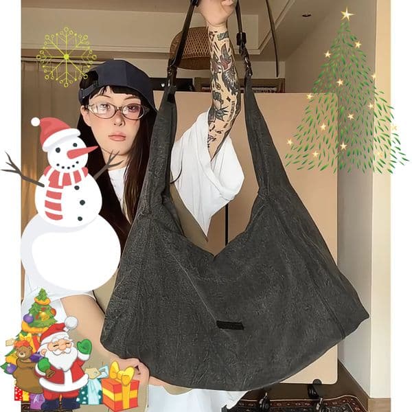 New Light Luxury Designer Bag Christmas Gift Daily Large Capacity Fashion Retro Women's Casual Handbag Commuter Shoulder Bag Trend