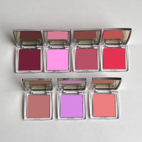 2025 New Version Single Color Designer Blush Palette Rosy Glow Colour-Reviving Natural Glow Blush Face Cheek Makeup Pink Purple Blush For Woman Cosmetic