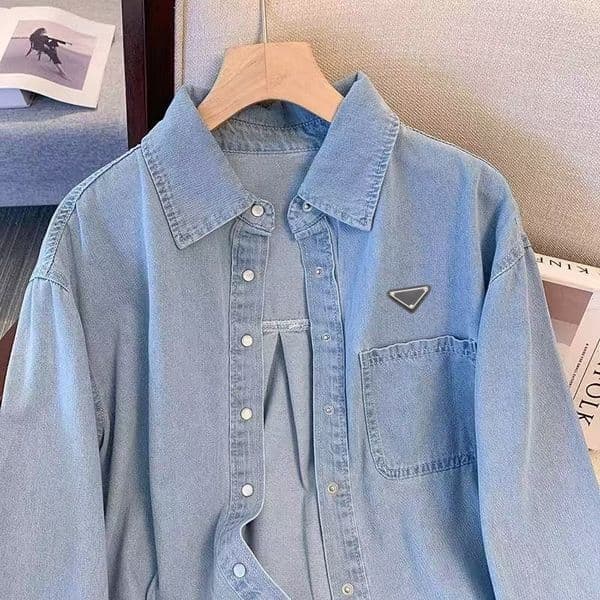 Women's T-shirts, luxury brand clothing, denim shirts, letter spring and summer fashion trend men's and women's T-shirt clothing