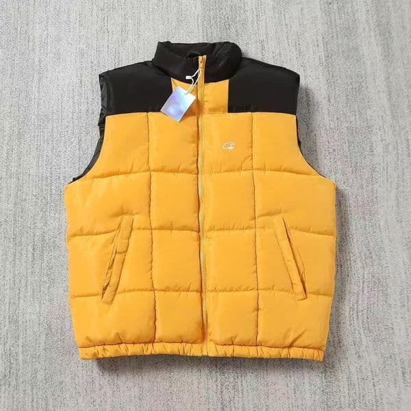 Designer men's thick cotton jacket vest loose fitting couple's warm cotton jacket