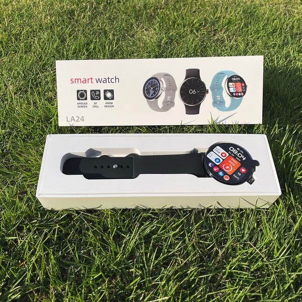 Top quality factory price stock smartwatch LA24 BT call Amoled smartwatch with Google Pixel watch Relojes smartwatch