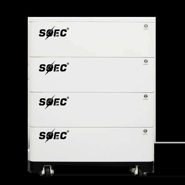 SOEC 20KWH Powerwall Waterproof 48V 10KWH 15KWH 30KWH 60KWH Lifepo4 Battery Stacked Energy Storage Battery for Solar PV System