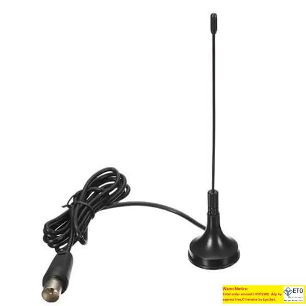 Digital 5dBi Indoor DVB-T TV Antenna Freeview HDTV Antenna Aerial For Box 1.5m Cable LL