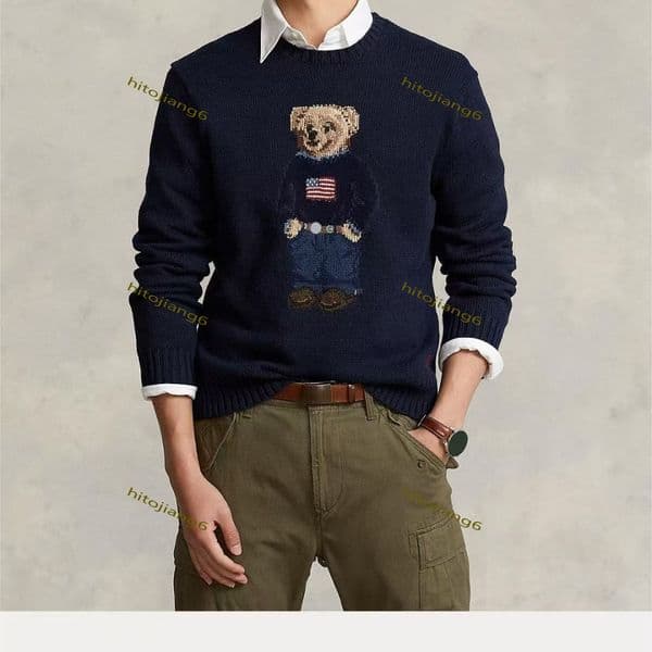 men's knit vest designers sweater retro classic luxury sport swearmen's letter embroidered round neck comfortable high-quality sweater6821