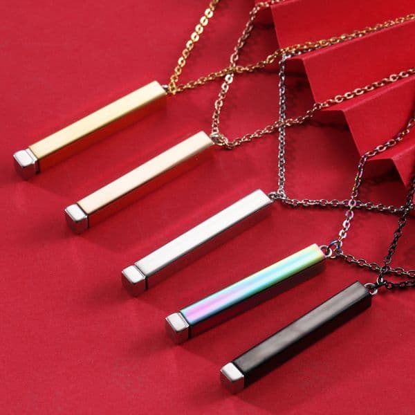 Hot selg smooth titanium steel nesting doll necklace, new fashionable necklace
