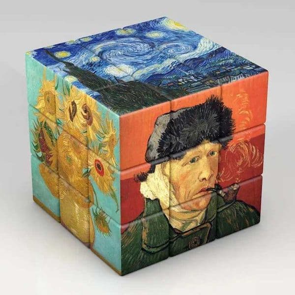 3x3x3 Gogh Magic Cube Puzzle Element Pattern Cube Childrens Gifts Educational Fidget Toys W251122