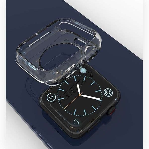 Suitable for Apple TPU Silicone Transparent Half Pack Sheath Watch Protective Case