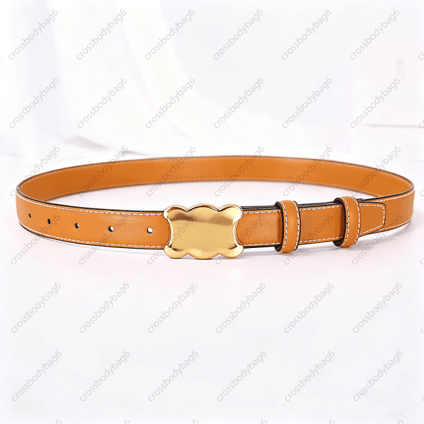 Leather designer belt for women designer belt mens belts black casual ceinture luxe smooth buckle 2.5cm width waistband womens belts designer cintura With Box