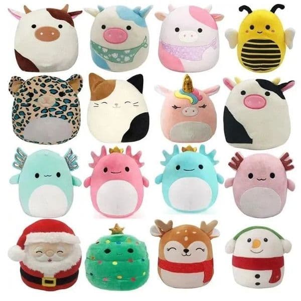 20cm Kawaii Stuffed Animals Plush Pillow Toy 18 Styles Soft Plush Christmas Toys Gift