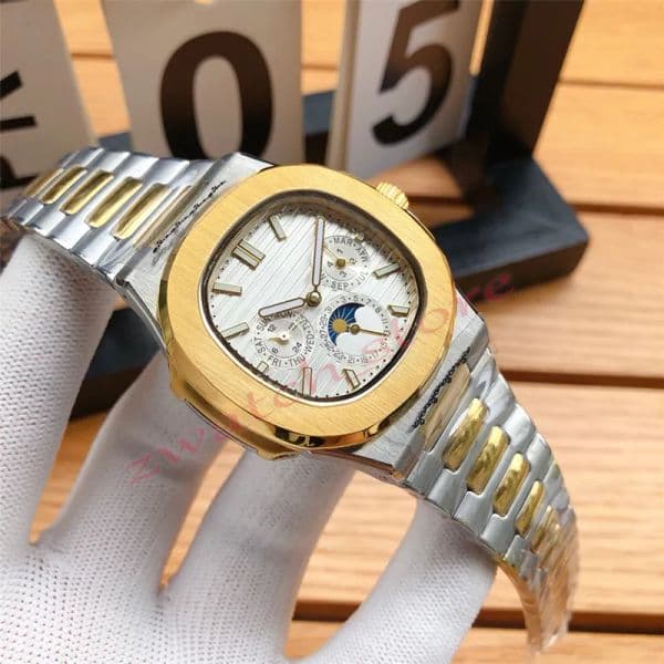 Top brand Men's high quality automatic mechanical fashion watch Luxury designer brand Sapphire waterproof watch Moon Phase watch