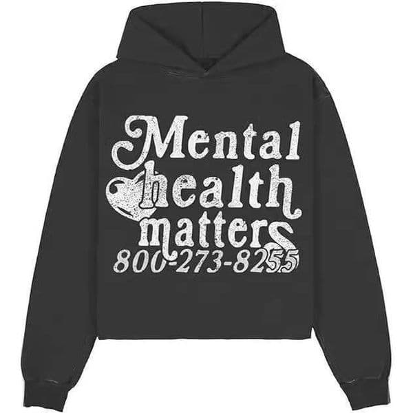 Hip hop punk street soaked in letter hoodies for instant hair