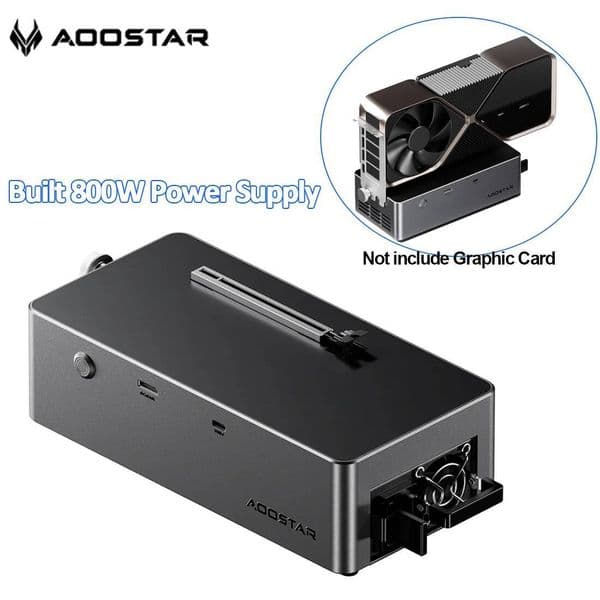 AOOSTAR AG02/AG01 EGPU Dock with OCulink/USB4 Port for Laptop to External Graphic Card PCIe 40 x4 High Speed for Macbook