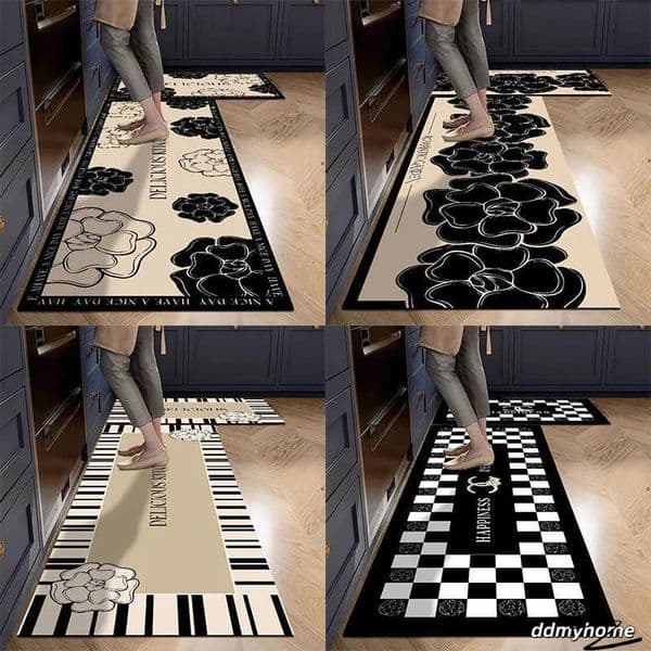 Non Slip Diatomite Kitchen Floor Mat Creamy Oil Absorbent Stain Resistant Foot Mats For Home Decor H11.21 Ddmyhome