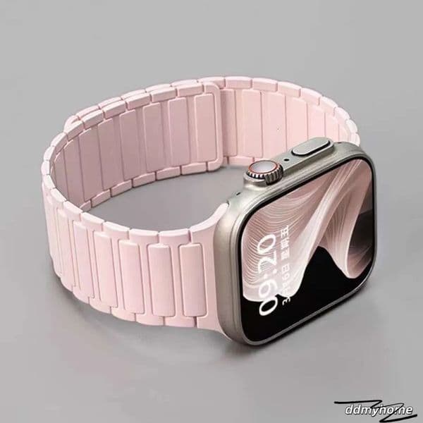 Same Style Compatible With S9 Iwatch 10 Strap Apple Watch 8 Magnetic Silicone Ultra Ddmyhome