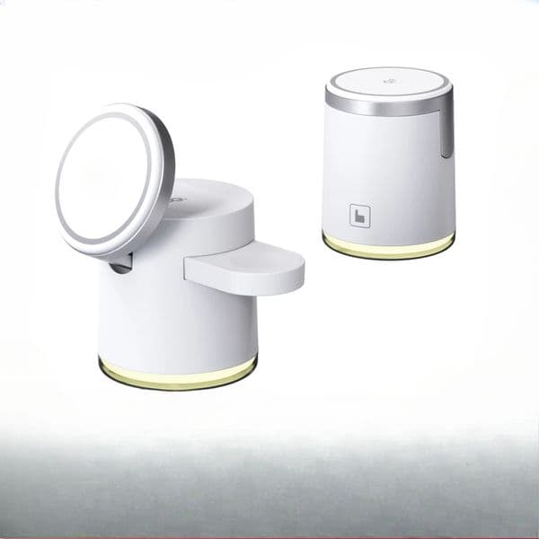 2025 New Qi2 Wireless Charger 3-in-1 Fast Charging Station Stand Folding Holder for iPhone 16 15 14 Pro Max Airpods Apple Watch