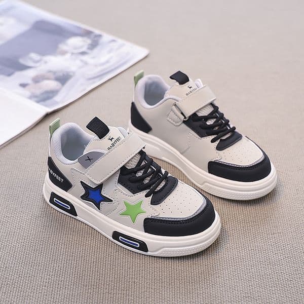 Designer shoes Children s Girls Sneakers Spring and Autumn Fashion Soft Sole Non Slip Velcro Little Girls Casual White Shoes