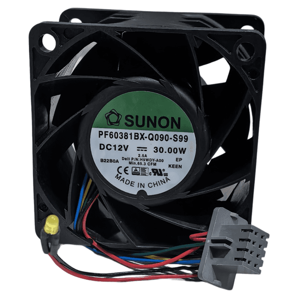 SUNON PF60381BX--Q090-S99 12V 30W 60*60*38mm 6cm Computer Server Cooling fan 6038