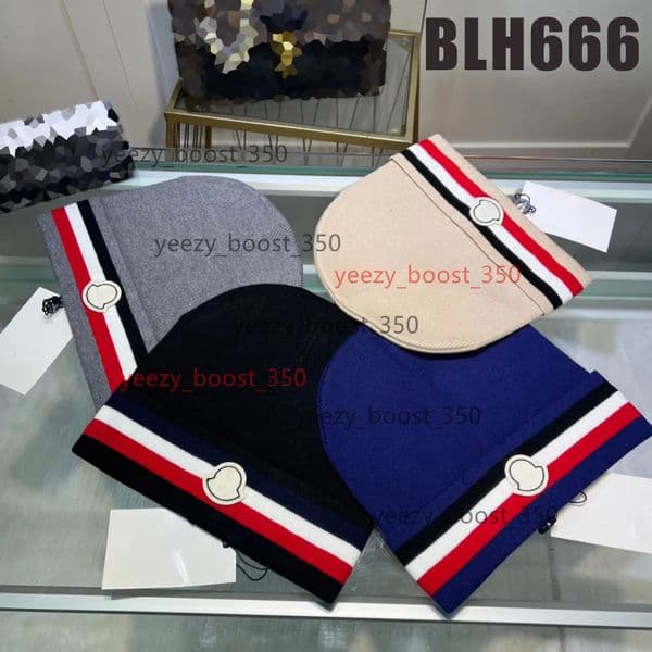Beanie Men and Women Designer Knitted Winter Hat Fall Thermal Skullcap Ski Trip Classic Beanies Brown Black Monclerly Grey Khaki for Warmth