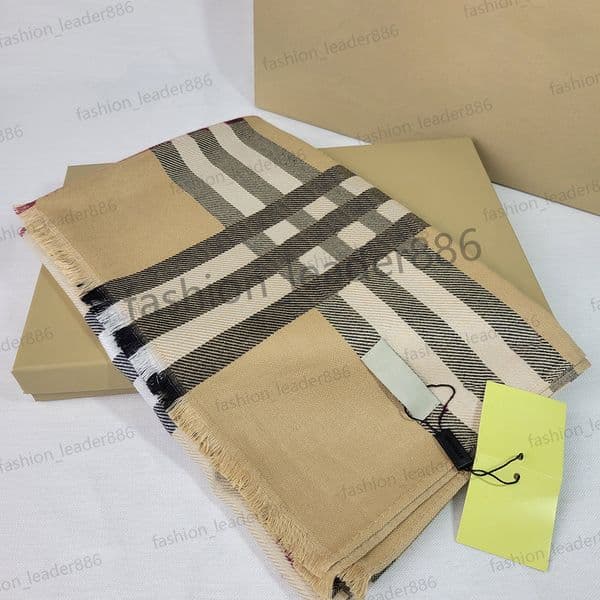 Scarf Designer Cashmere High-end soft thick Classic plaid printed mens and womens Fashion suits Scarves men women designer scarf silk Cashmere Pashmina Wrap