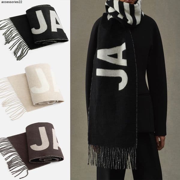 Scarves Scarf designer luxury scarf for women Shawl Knitting Letter Multi-Pink Beige Black Gray Echarpe Luxe Scarves Designer Scarf Cashmere 100 Wool