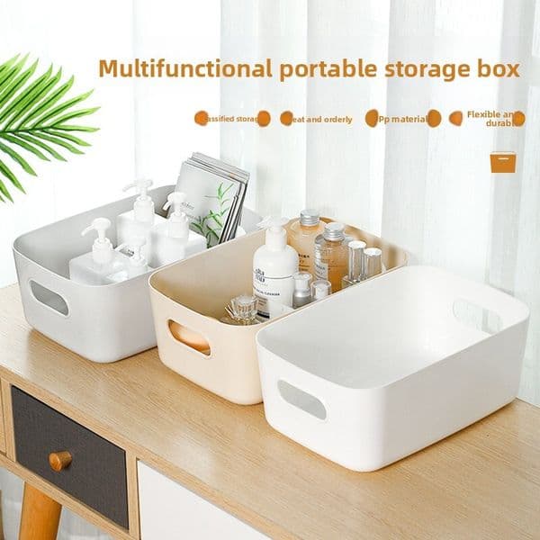 Desktop Miscellaneous Cosmetics Snacks Organizing Home Living Room Plastic Storage Box