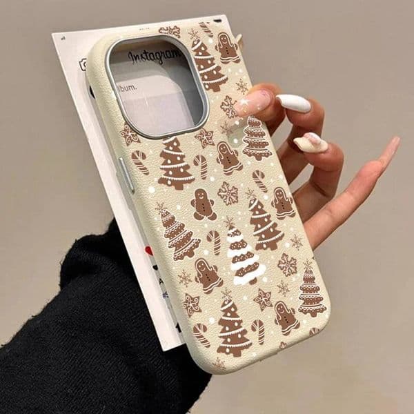 Christmas Tree Graphic Phone Case For iPhone 17 16 15 14 13 12 11 Max X XR XS SE2 8 7 Plus Pro Air Matte Leather Back Cover