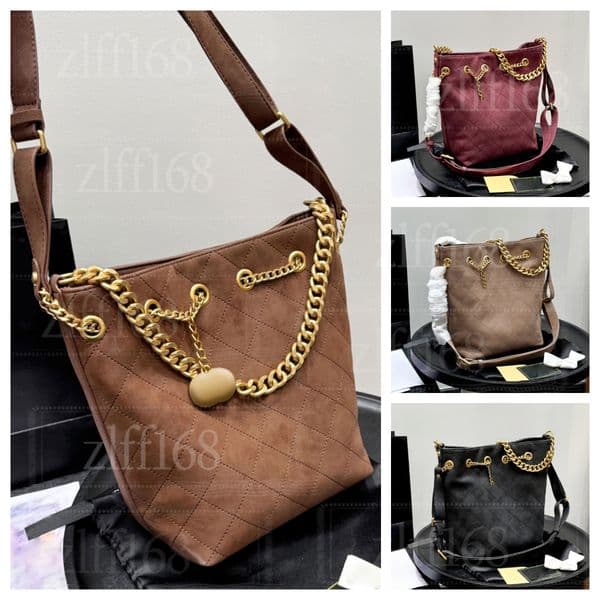 Designer imitation leather handbag 2025 new winter model Women's crossbody bag Men's walnut barrel shaped bag Underarm bag Large capacity