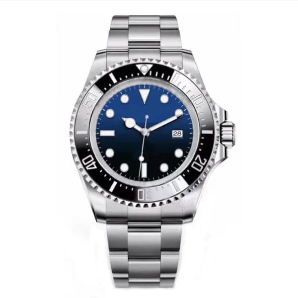 New top automatic mechanical men's watch magnifying glass 44mm stainless steel sapphire waterproof luminous watch