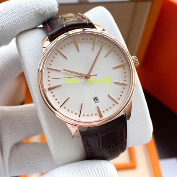 Mens Watch Fashion High Quality watch Luxury Designer Watch 40mm Men watch Mechanical Automatic Watches Leather Strap Sports Watches
