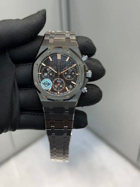 APSF 26240 mechanical watch Diameter 41mm Black ceramic case Timing function Cardless 4401 Integrated Circuit Sapphire crystal glass