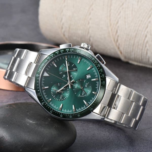 Men's Designer sports waterproof watch stainless steel strap Men's business leisure watch