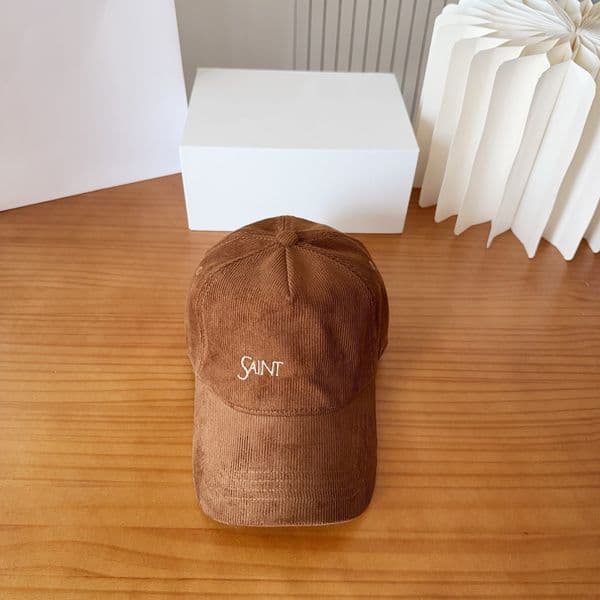 Hats For Men Baseball Cap Classic Casquette Luxe Alphabet Embroidery Corduroy Women Street Fashion Trend Outfit