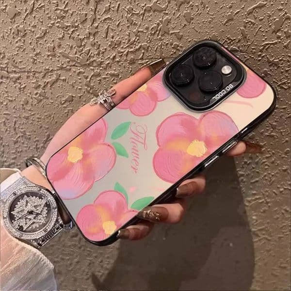 Cute Floral X6B X7A X7B X8A X8B X9A X9B X50i Phone Case For Huawei Honor X7b 4G 5G IMD Sliver Shockproof Cover