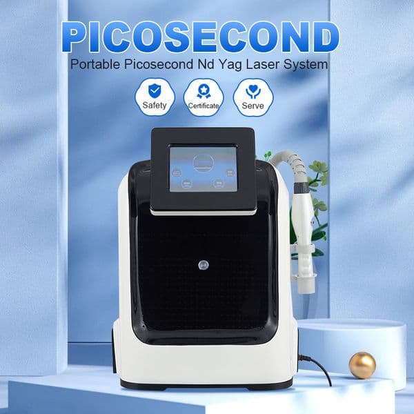 Professional 532Nm 1064Nm 755Nm Picosecond Pico Laser Q Switched Nd Yag Laser Tattoo Removal Treatment Machine