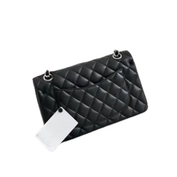 10A Mirror quality Designer Bag Shoulder Chain Clutch double Flap Bag CC CF Wallet Check Velour Square Strip,Imported From France Official original Genuine Leather