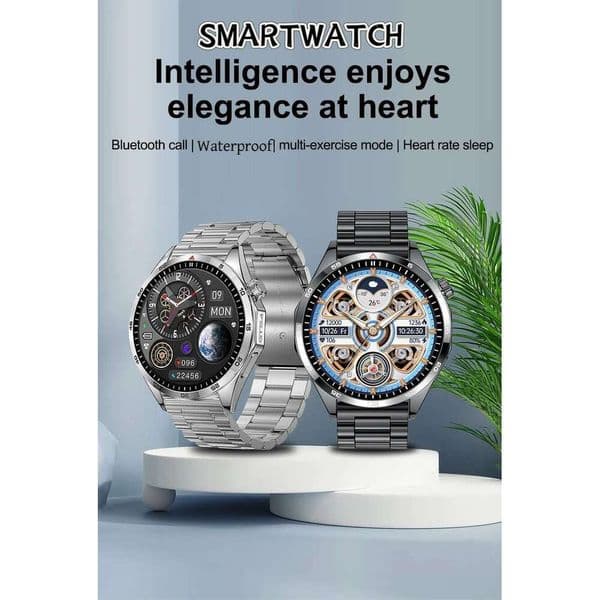 Smart Watch Men 1.53 HD Screen 360*360 Bluetooth Call IP67 Waterproof With 100+ Sport Codes Heart Rate Monitoring SmartWatch
