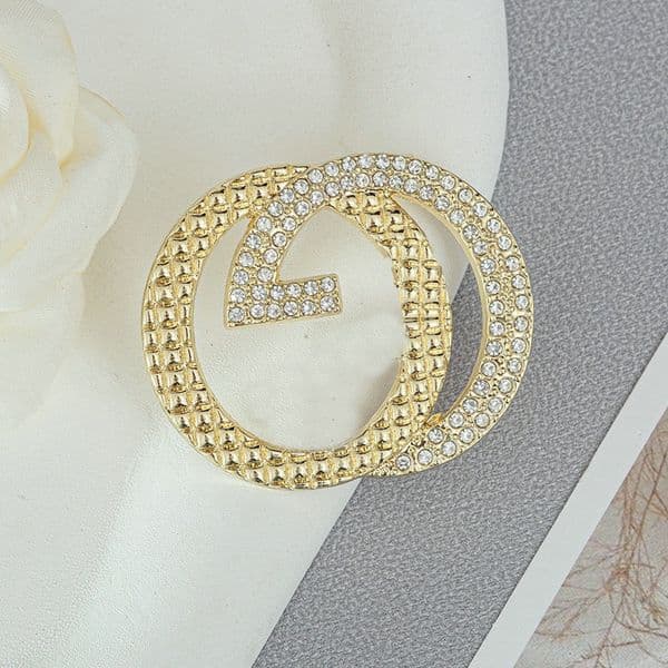 Luxury Brooches Jewelry Woman Brand Designer Brooch Women Gold Plated Brooches Suit Pin Fashion Party Accessories