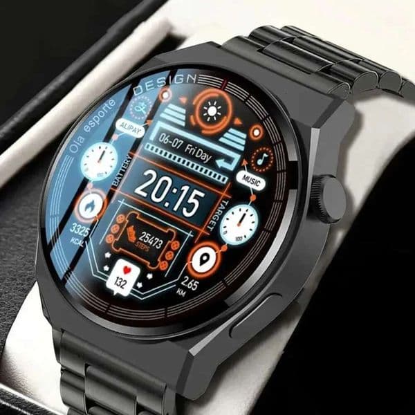 GT5 PRO Smart Men Watch 5 Pro AMOLED HD Screen Bluetooth Call GPS Tracker NFC Heart Rate Waterproof SmartWatches 2024 New