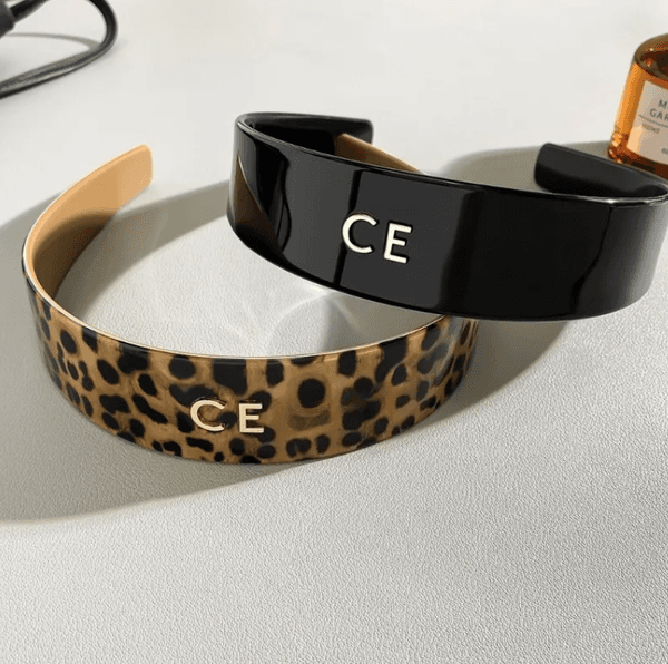 Headbands Womens Designer Retro Tortoiseshell Acetate Wide Hair Accessory Classic Luxury Headband Street Style High Quality