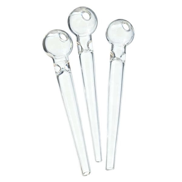 15cm High Quality hookahs Pyrex Glass Clear Oil Burner Pipe