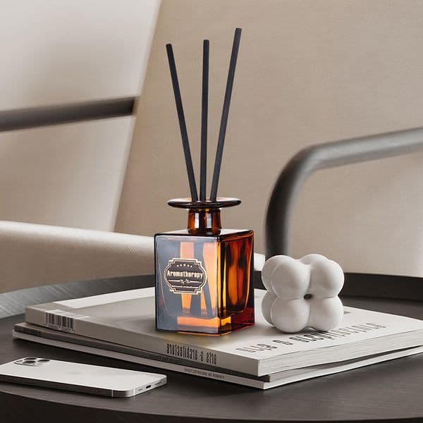 Aromatherapy Reed Diffuser Essential Oil Set - Perfect Indoor & Bathroom Fragrance Agent