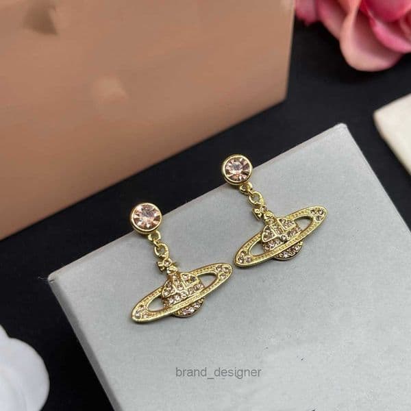 Brand Stud Designer Earrings Fashion Women Jewelry Planet Earing Metal Pearl Saturn Gold Earring Cjeweler Woman Orecchini Hgt 71771